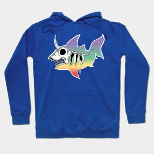 Unicorn Shark Skeleton Hoodie